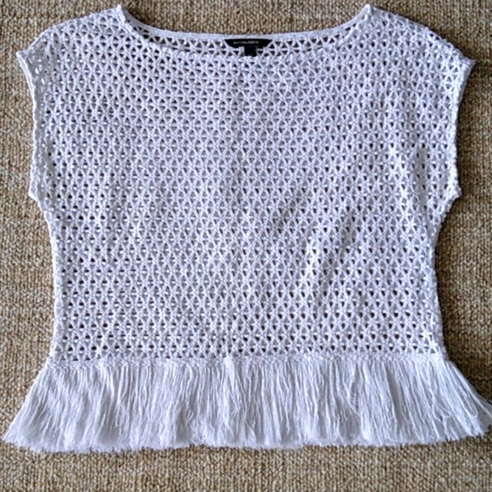 Banana Republic xs fringed top